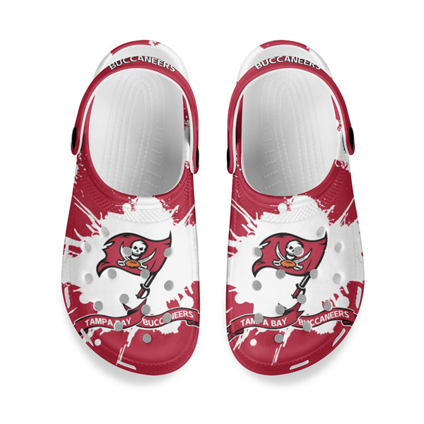 Men's Tampa Bay Buccaneers Bayaband Clog Shoes 002 Men's Tampa Bay Buccaneers Bayaband Clog Shoes 002
